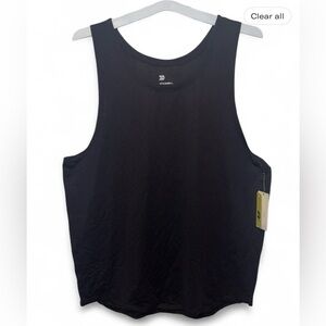 2PCS Size Large All in Motion Black Tank Top